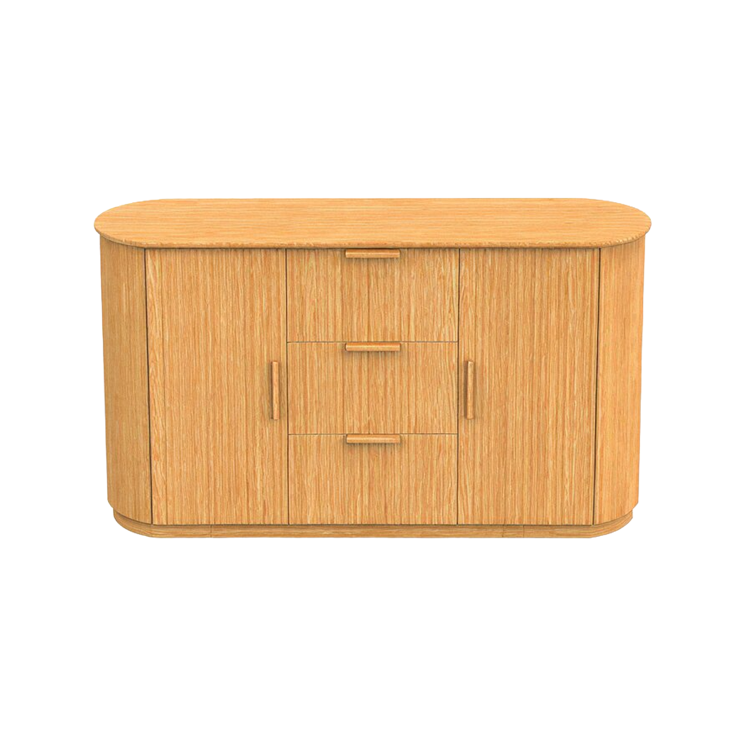 R057- BUFFET – OAK FINISH